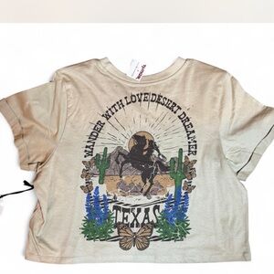 Women's Crop Top - Cream